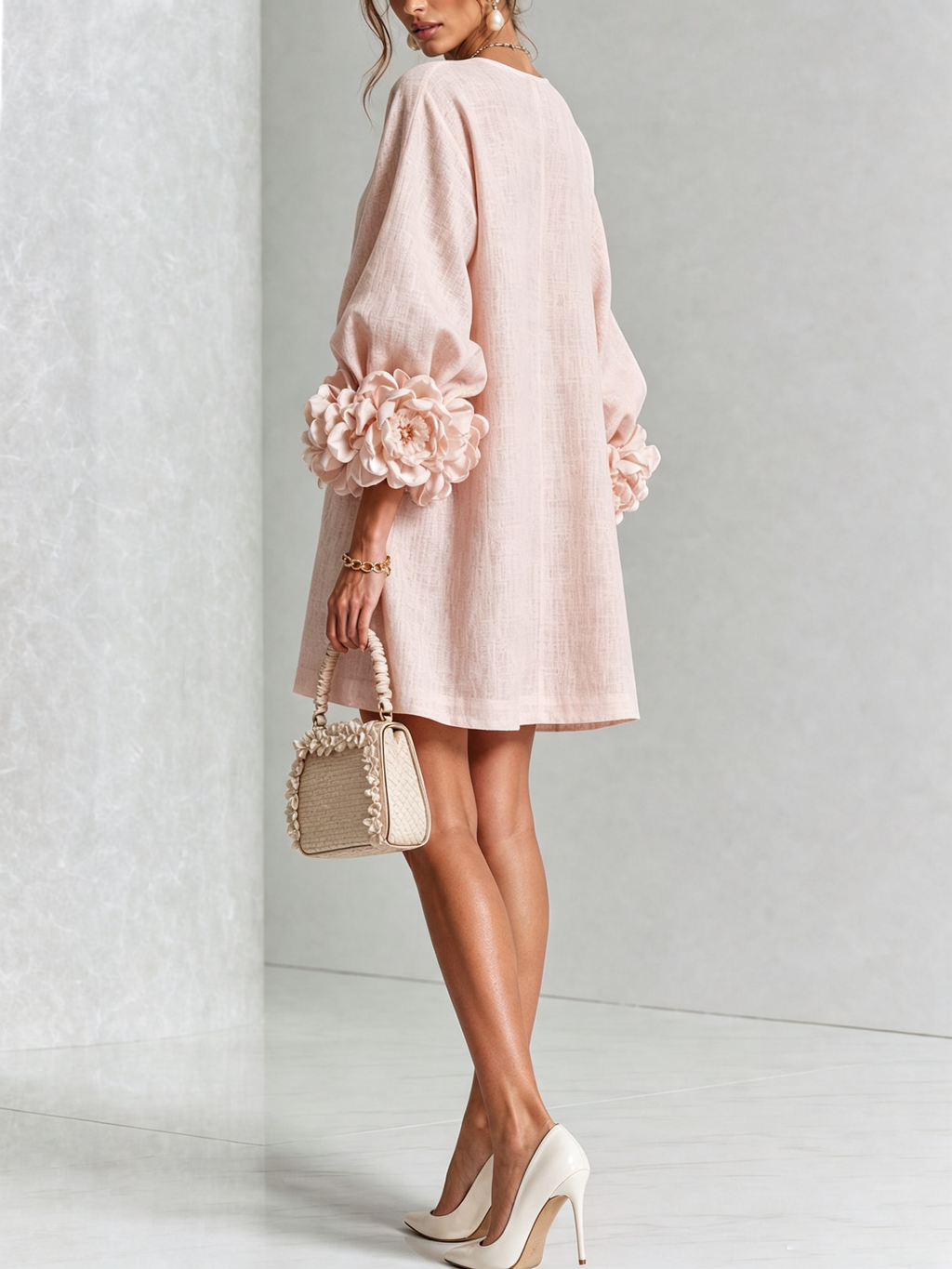 Blossom White Floral Mini Dress