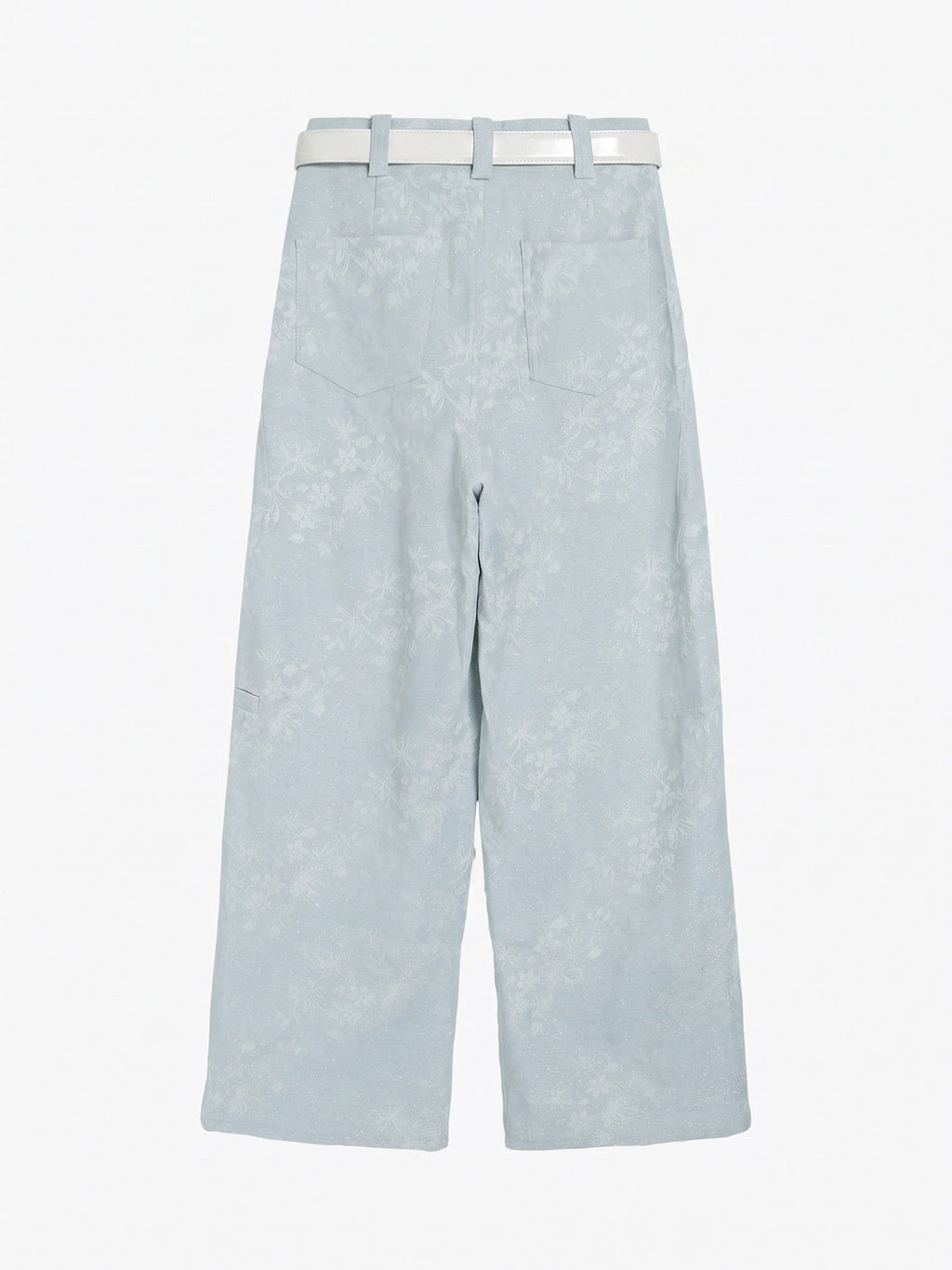 Freya Lurex Jacquard Wide-Leg Pants