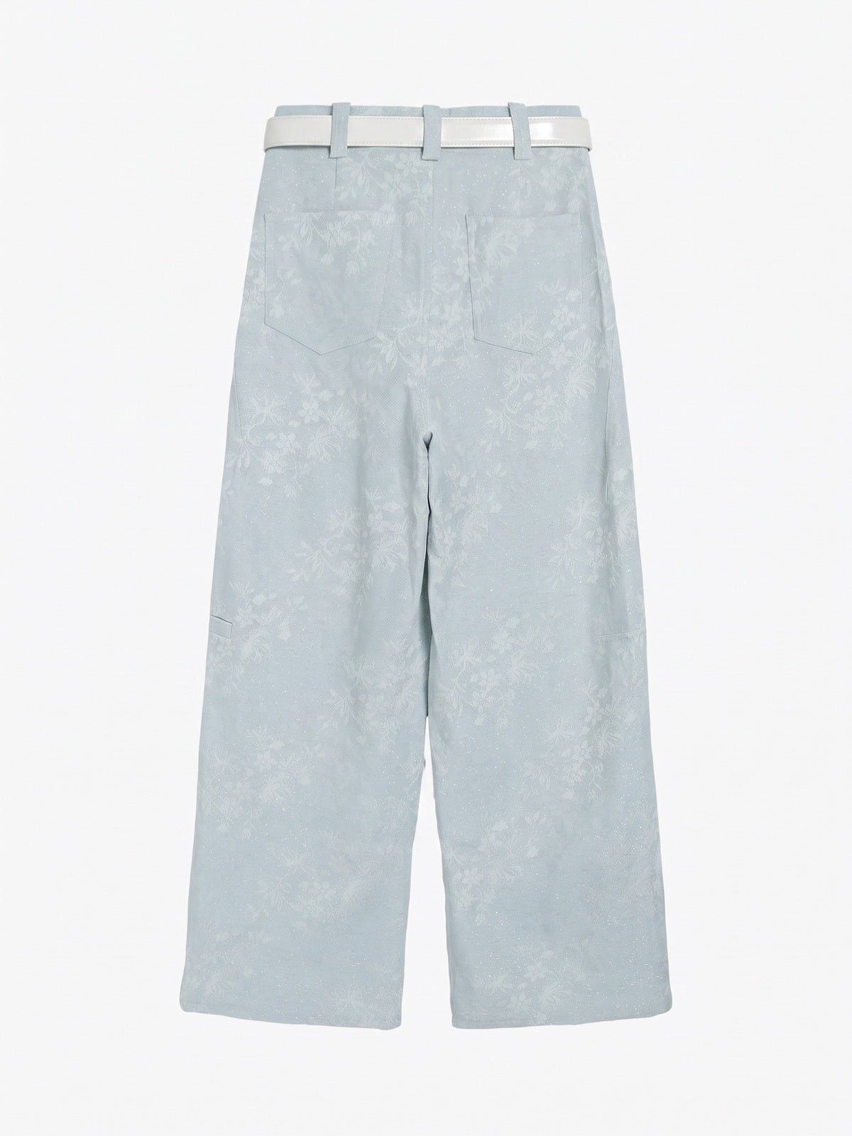 Freya Lurex Jacquard Wide-Leg Pants