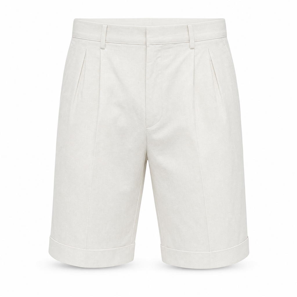 Rafael Pleated Tailored Shorts