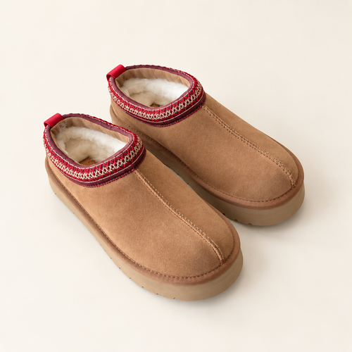 Camille Cosy Platform Mules