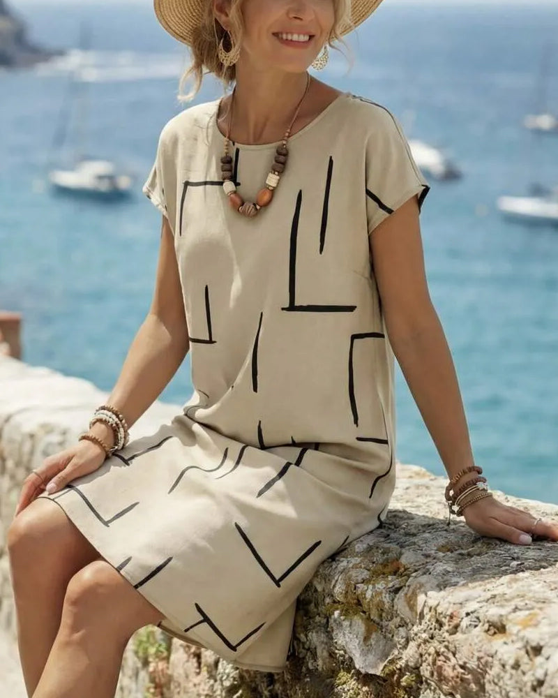 Ainee Printed Summer Dress