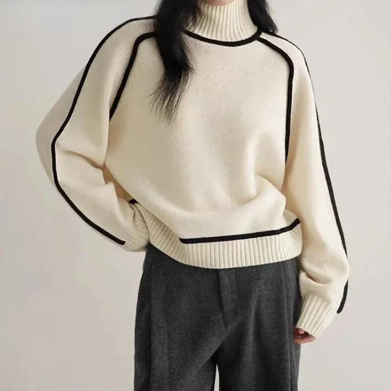 Astrid Ribbed Turtleneck Sweater