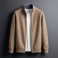 Benjamin Zip-Front Knit Cardigan