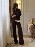 Perla Collared Cotton Trouser Set