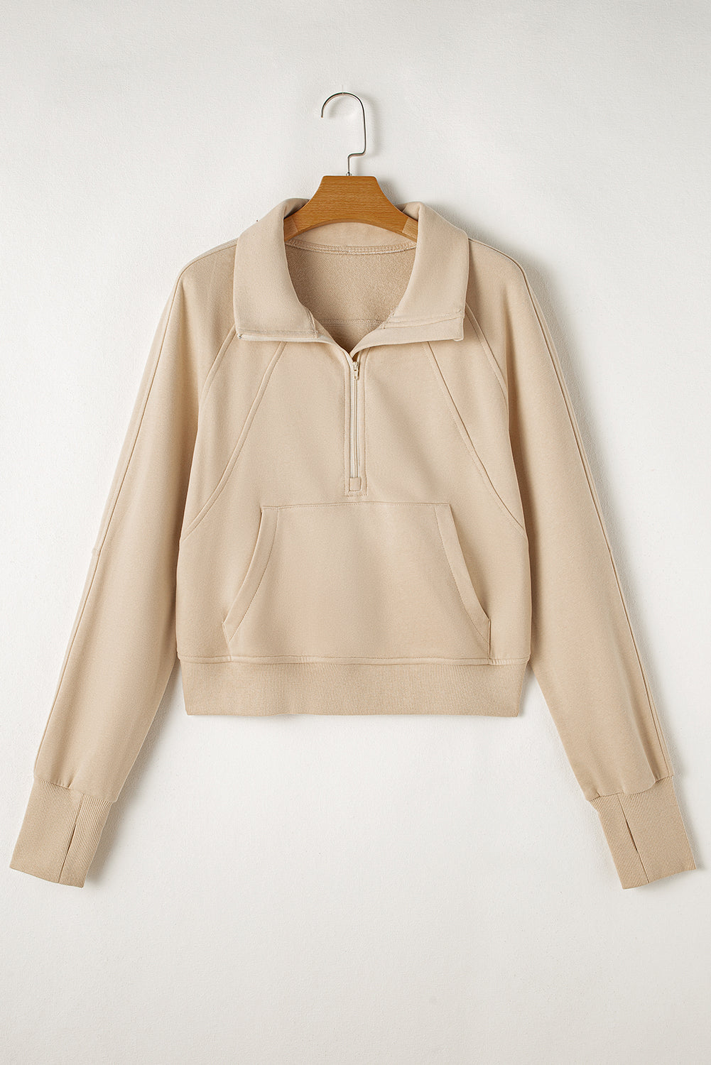 Tamsin Thumb-Hole Zip Sweatshirt