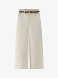 Livia Belted Straight-Leg Trousers
