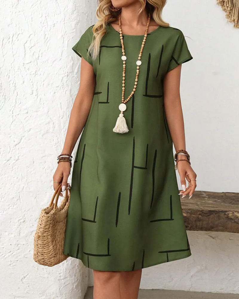 Ainee Printed Summer Dress