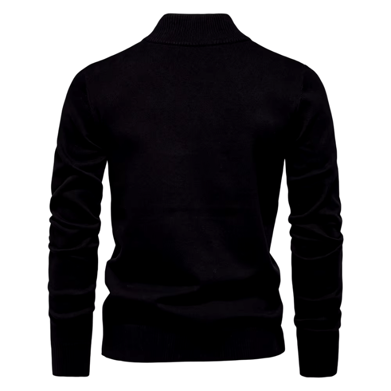 Dorian Zip-Front Knit Pullover
