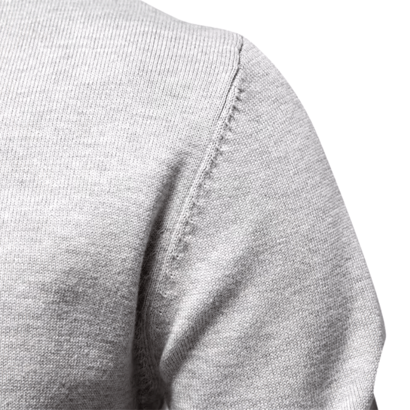 Dorian Zip-Front Knit Pullover