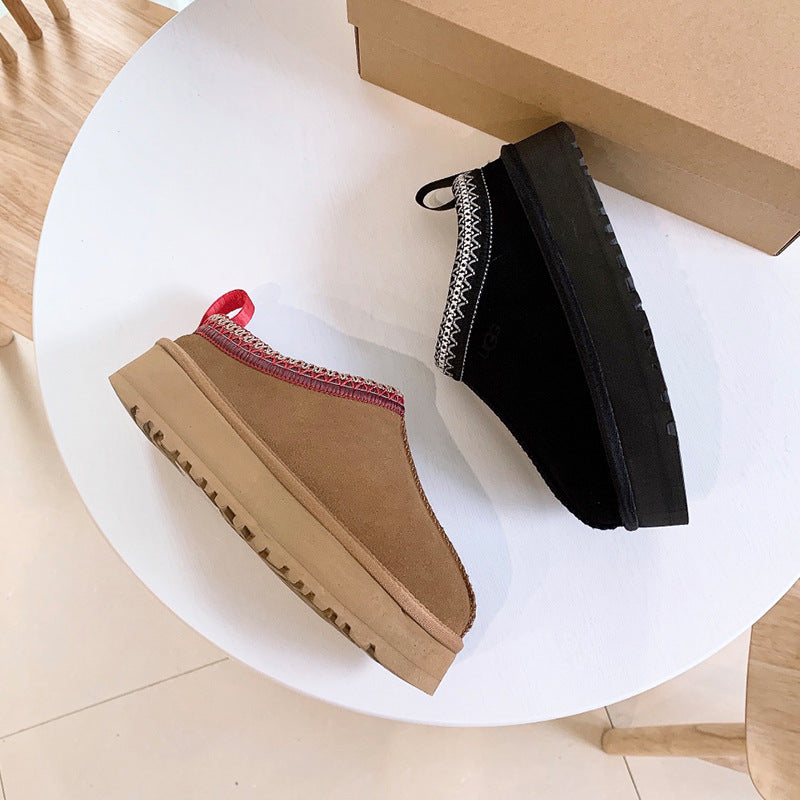 Camille Cosy Platform Mules