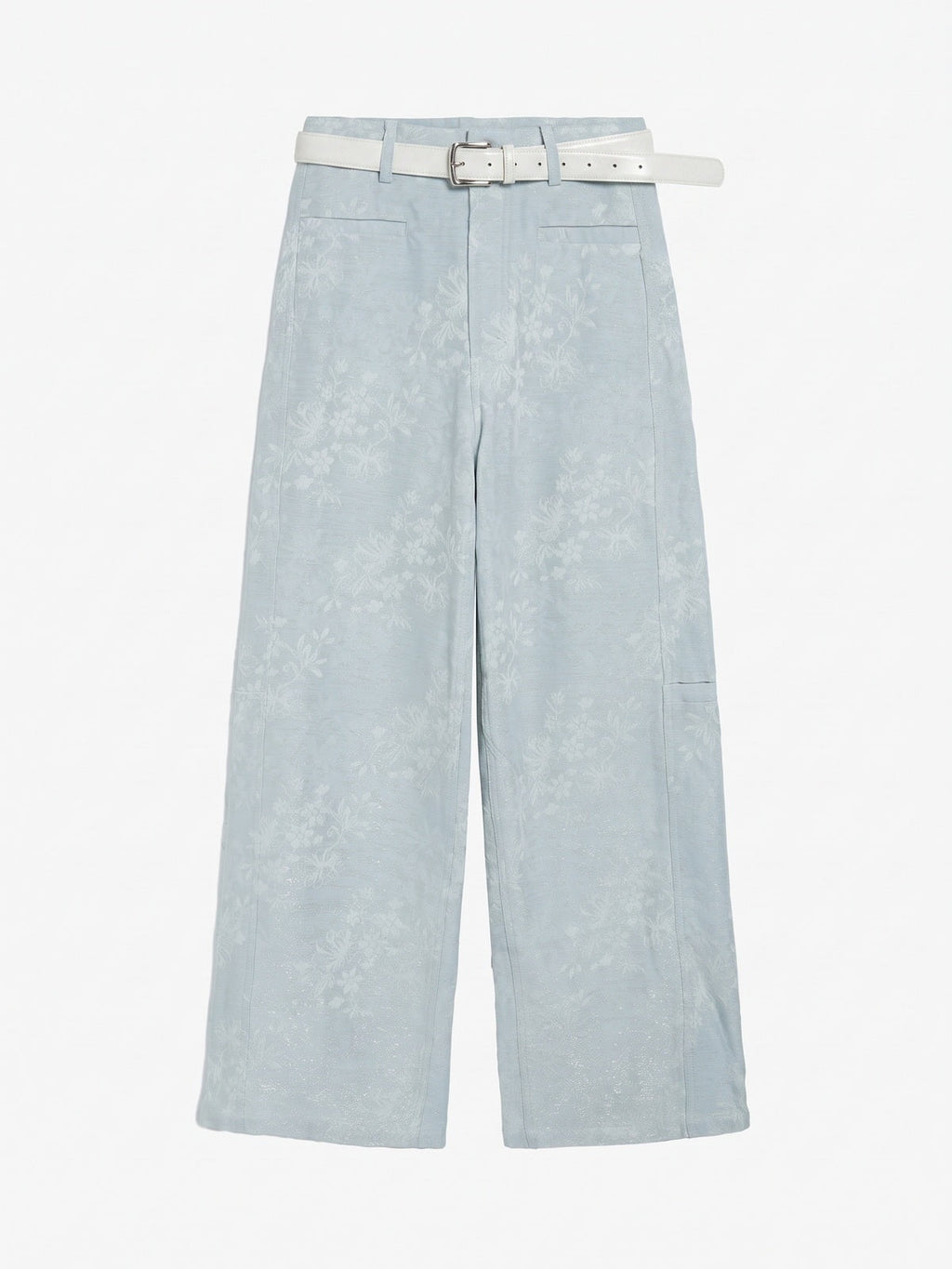 Freya Lurex Jacquard Wide-Leg Pants