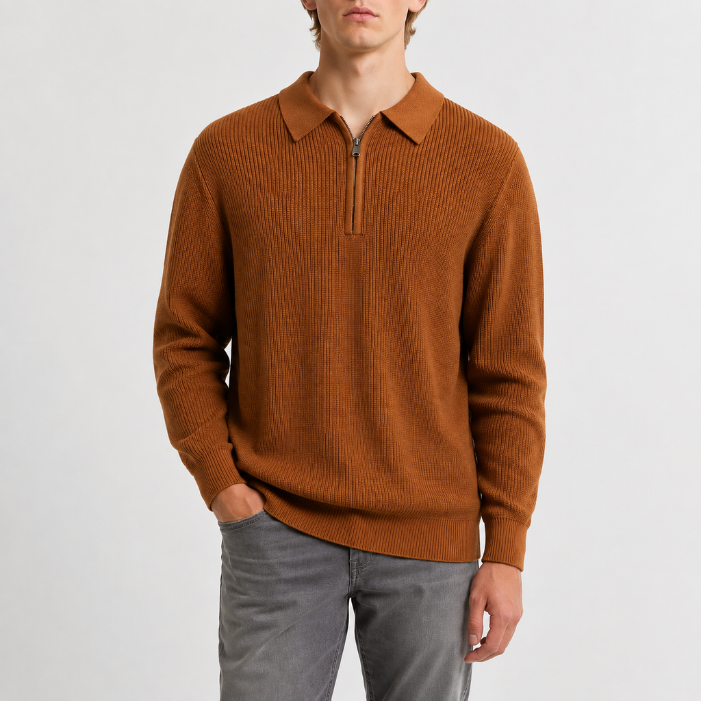 Hendricks Waffle Knit Pullover