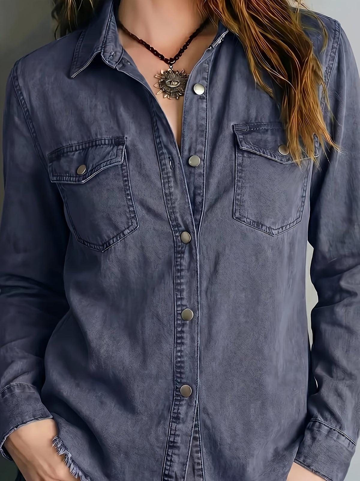 Blazka Button-Front Pocket Shirt