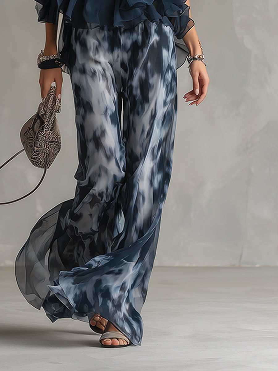 Cataleya Off-Shoulder Trouser Set