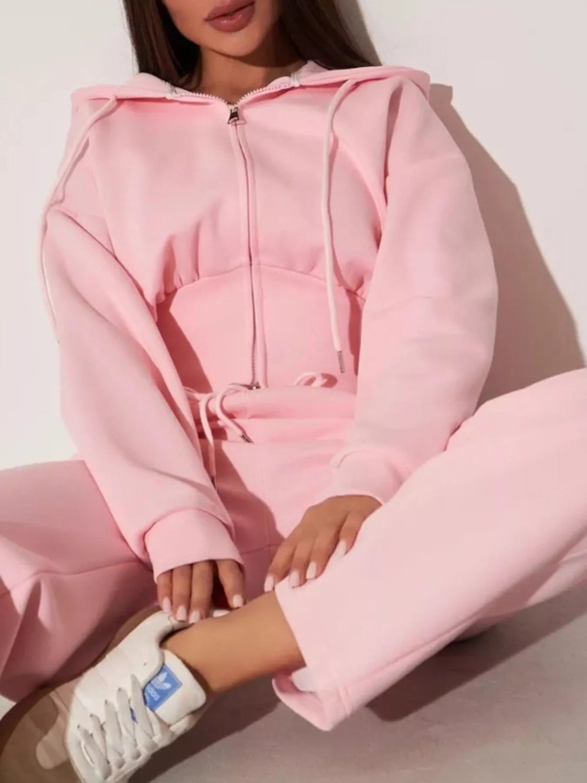 Xandra Hoodie & Wide-Leg Trouser Set