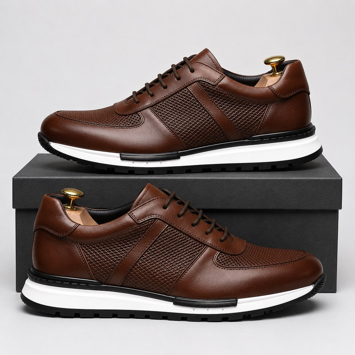 Daniel Refined Leather Sneakers