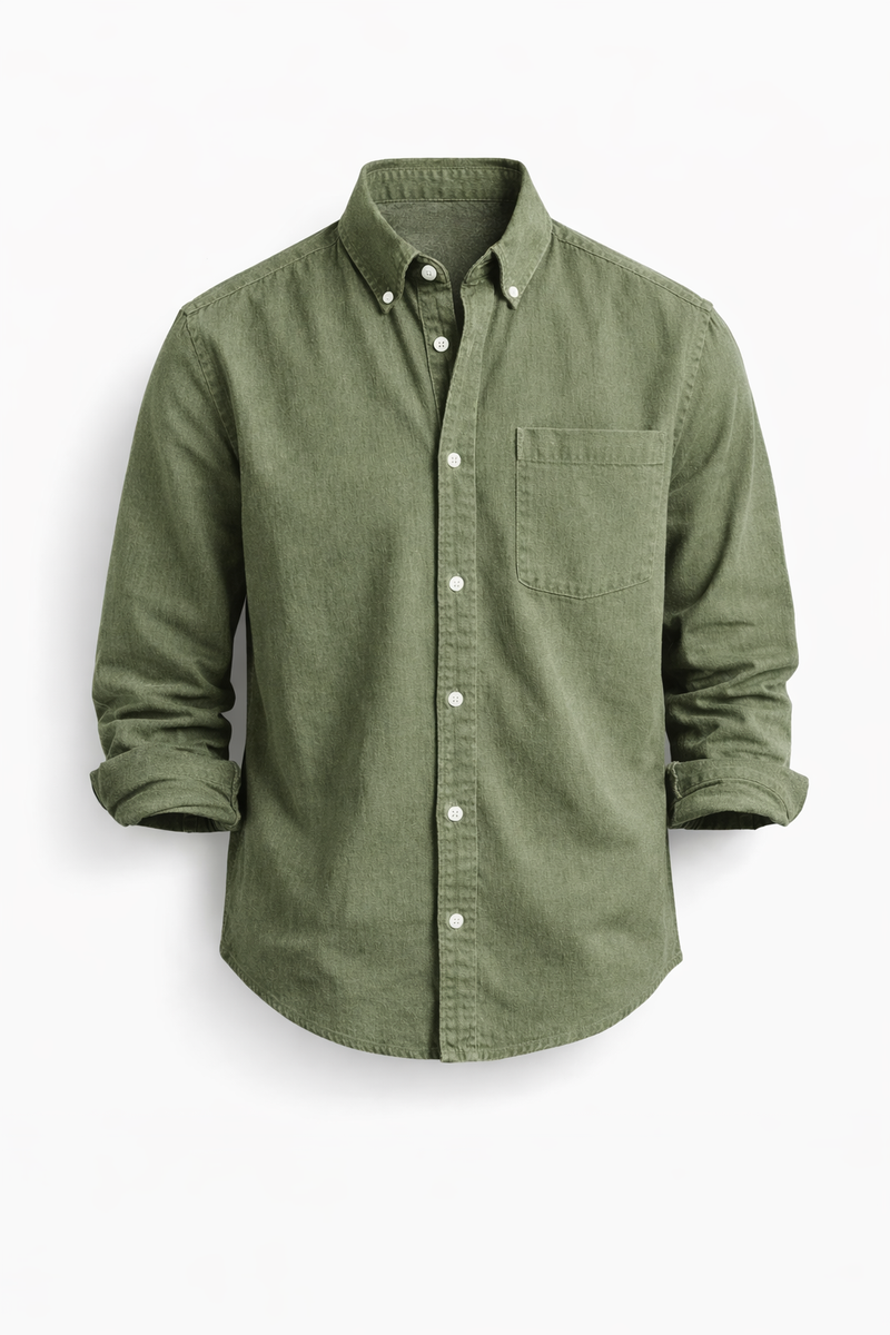 Bukayo Long-Sleeve Button-Up Shirt
