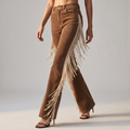 Cara Frayed-Hem Straight Jeans