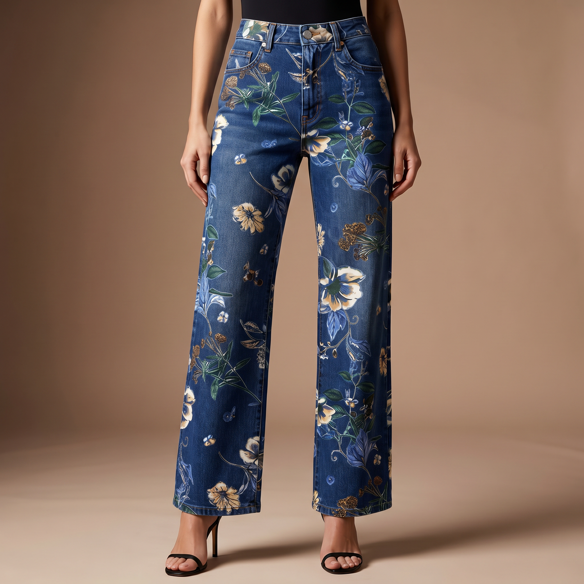 Victoria Wide-Leg Denim Jeans