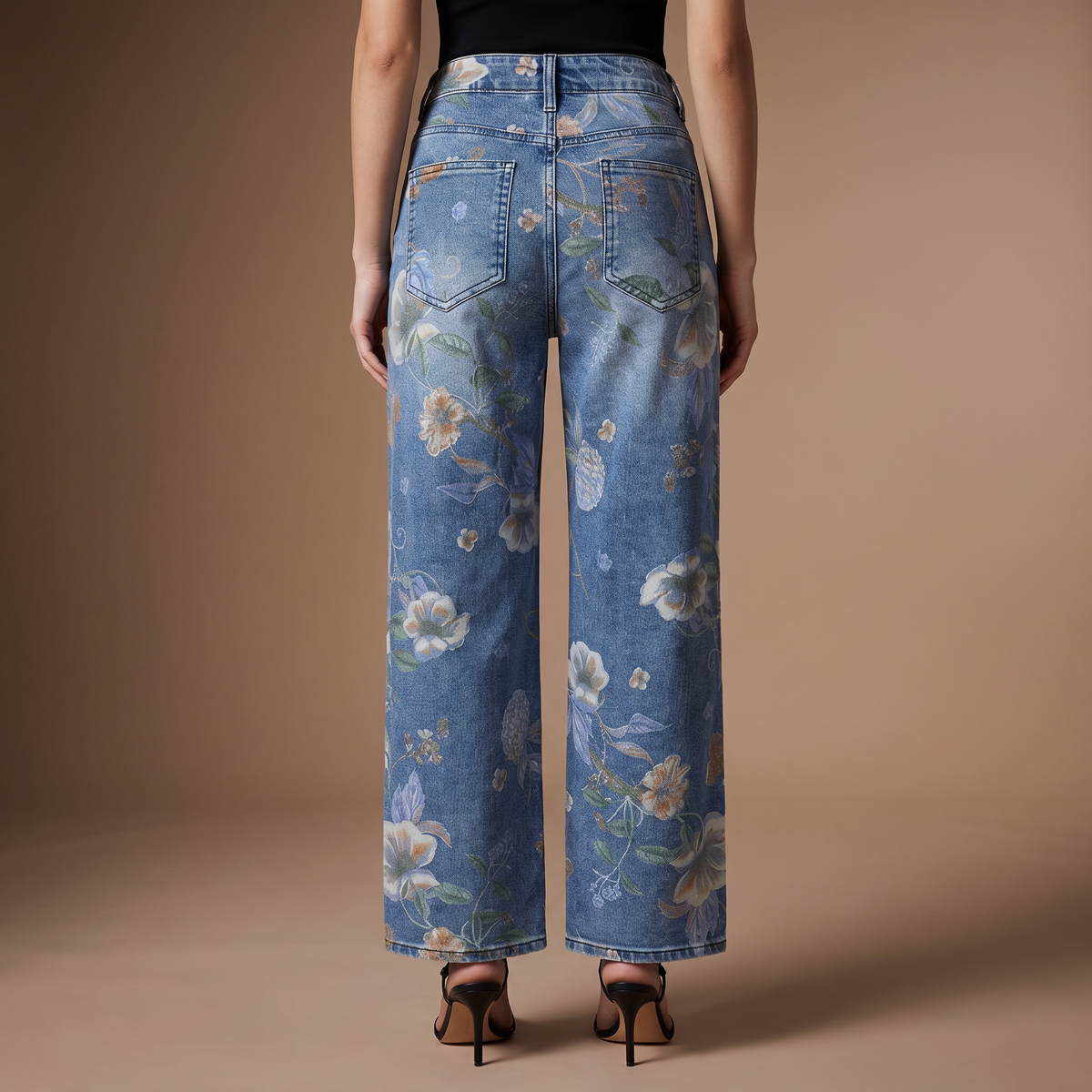 Victoria Wide-Leg Denim Jeans