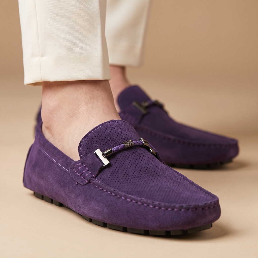 Steven Refined Leather Loafers