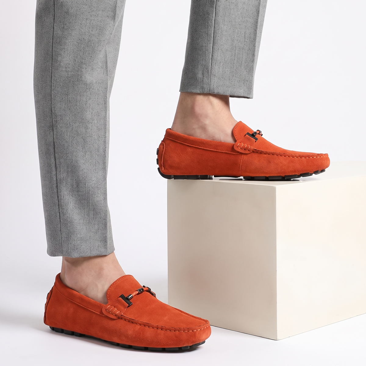 Steven Refined Leather Loafers