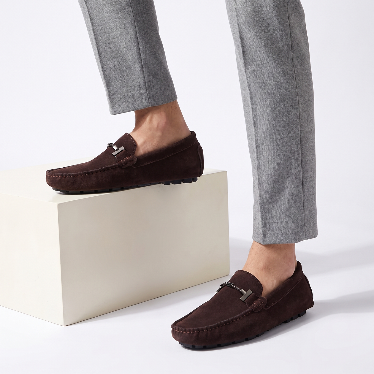 Steven Refined Leather Loafers
