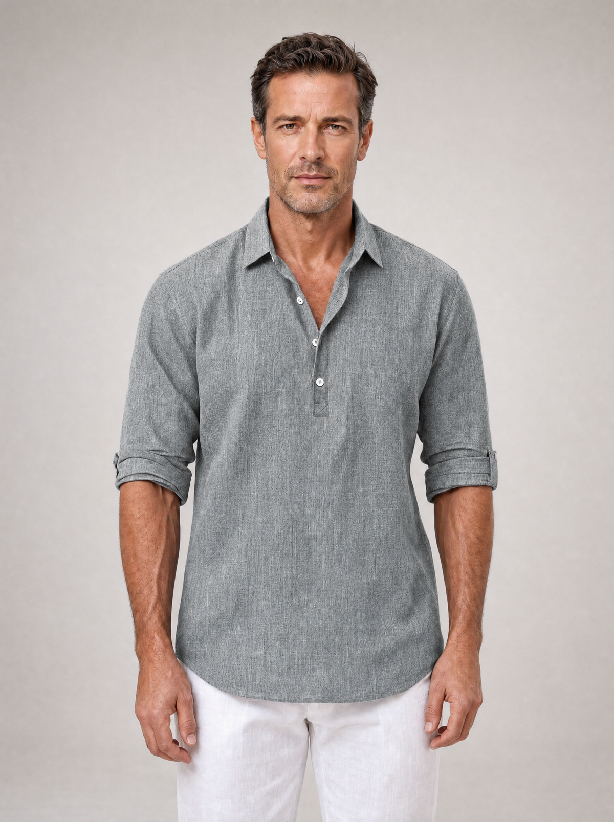 Luca Slim-Fit Cotton Shirt