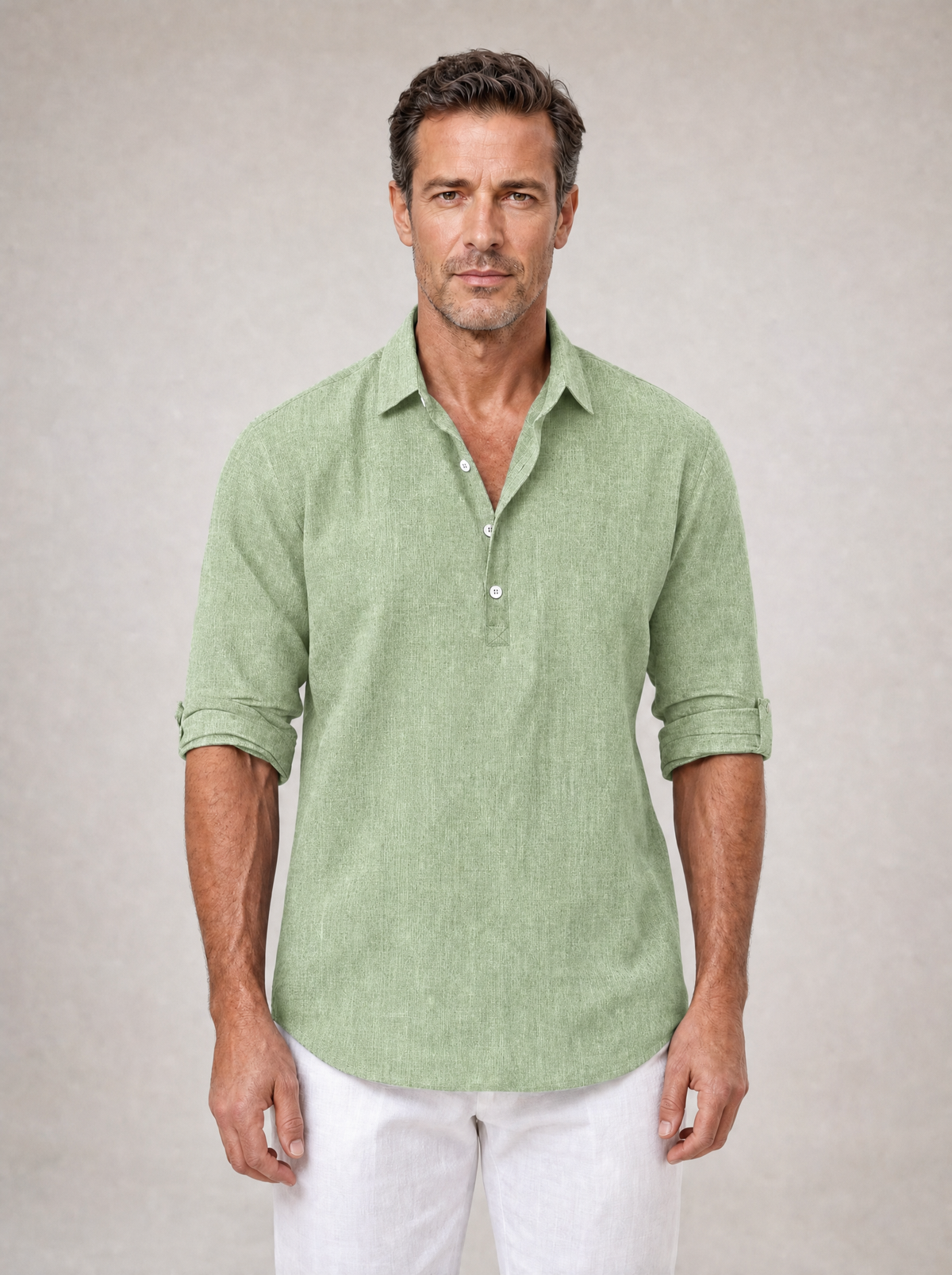 Luca Slim-Fit Cotton Shirt