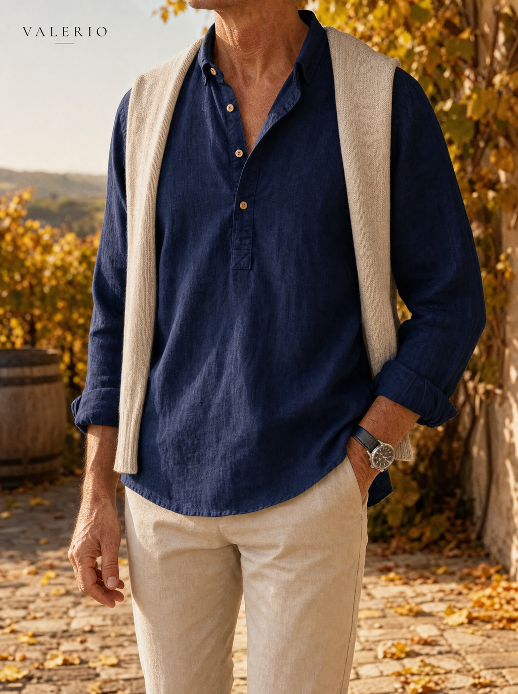 Beckett Linen-Feel Shirt
