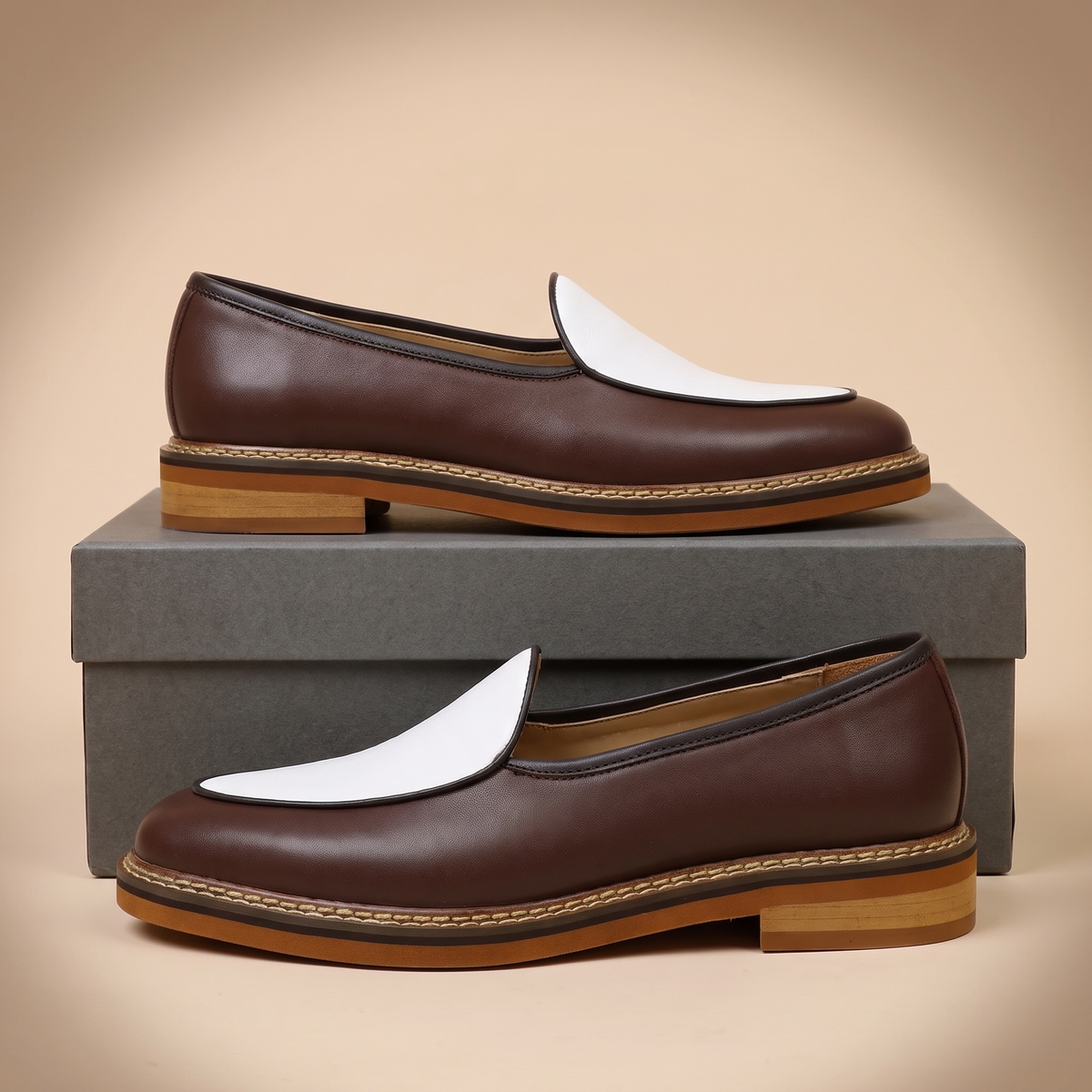 Grayson Welt-Stitched Loafers