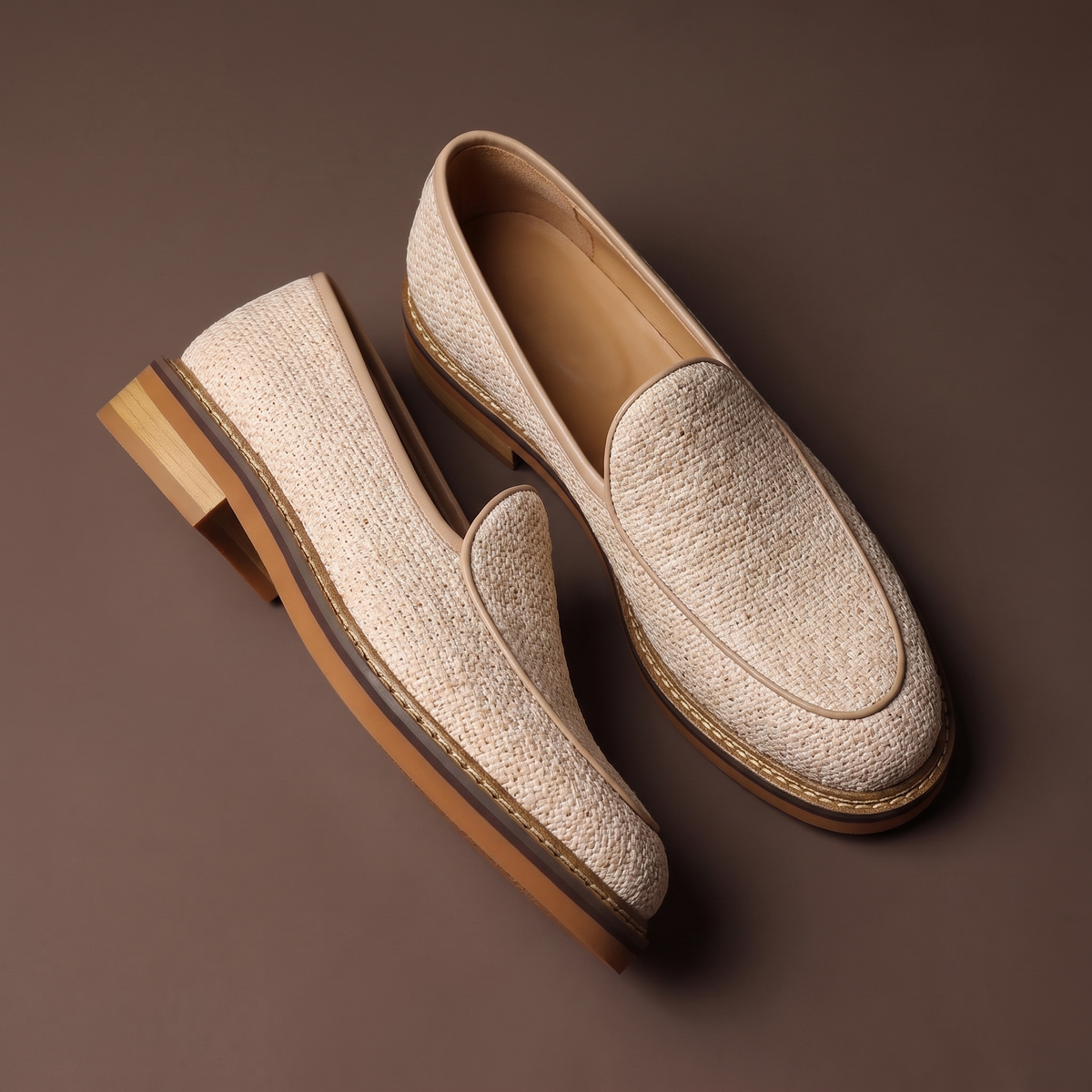 Grayson Welt-Stitched Loafers