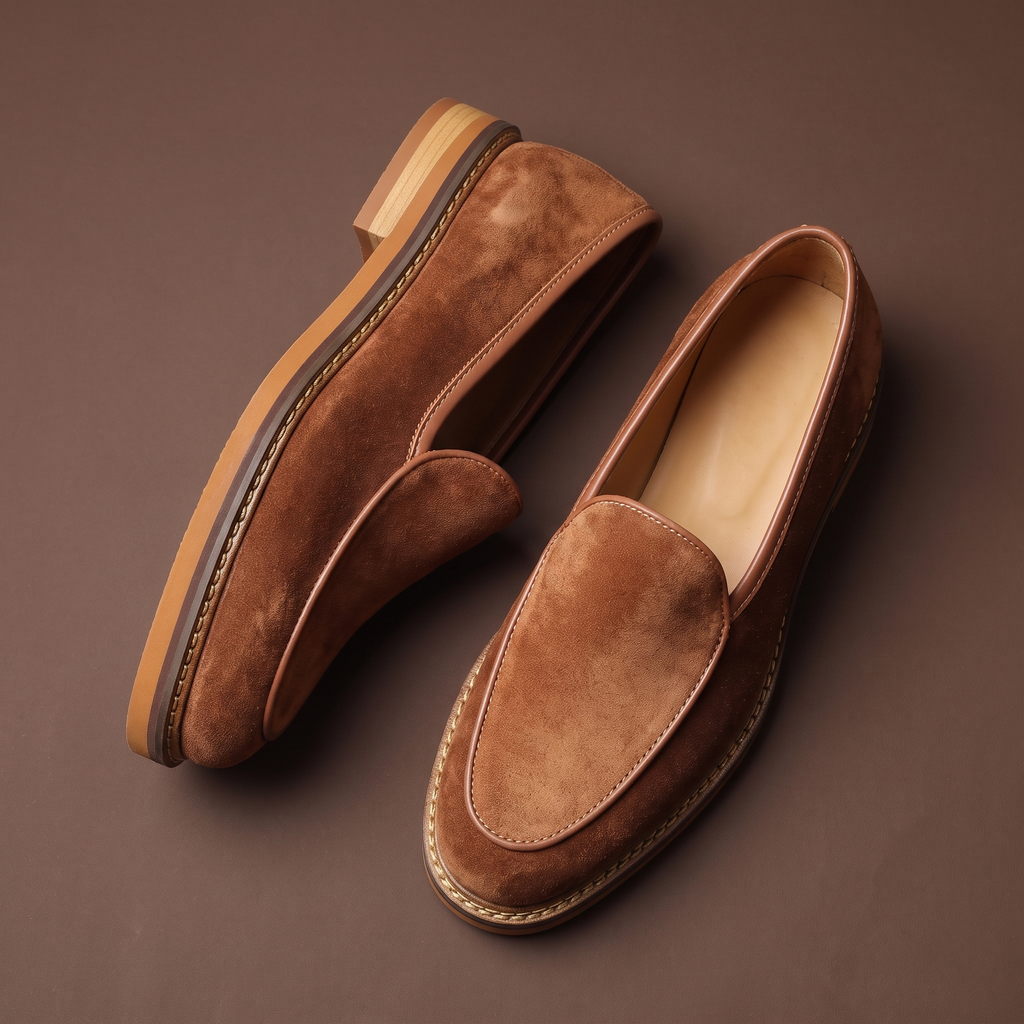 Grayson Welt-Stitched Loafers