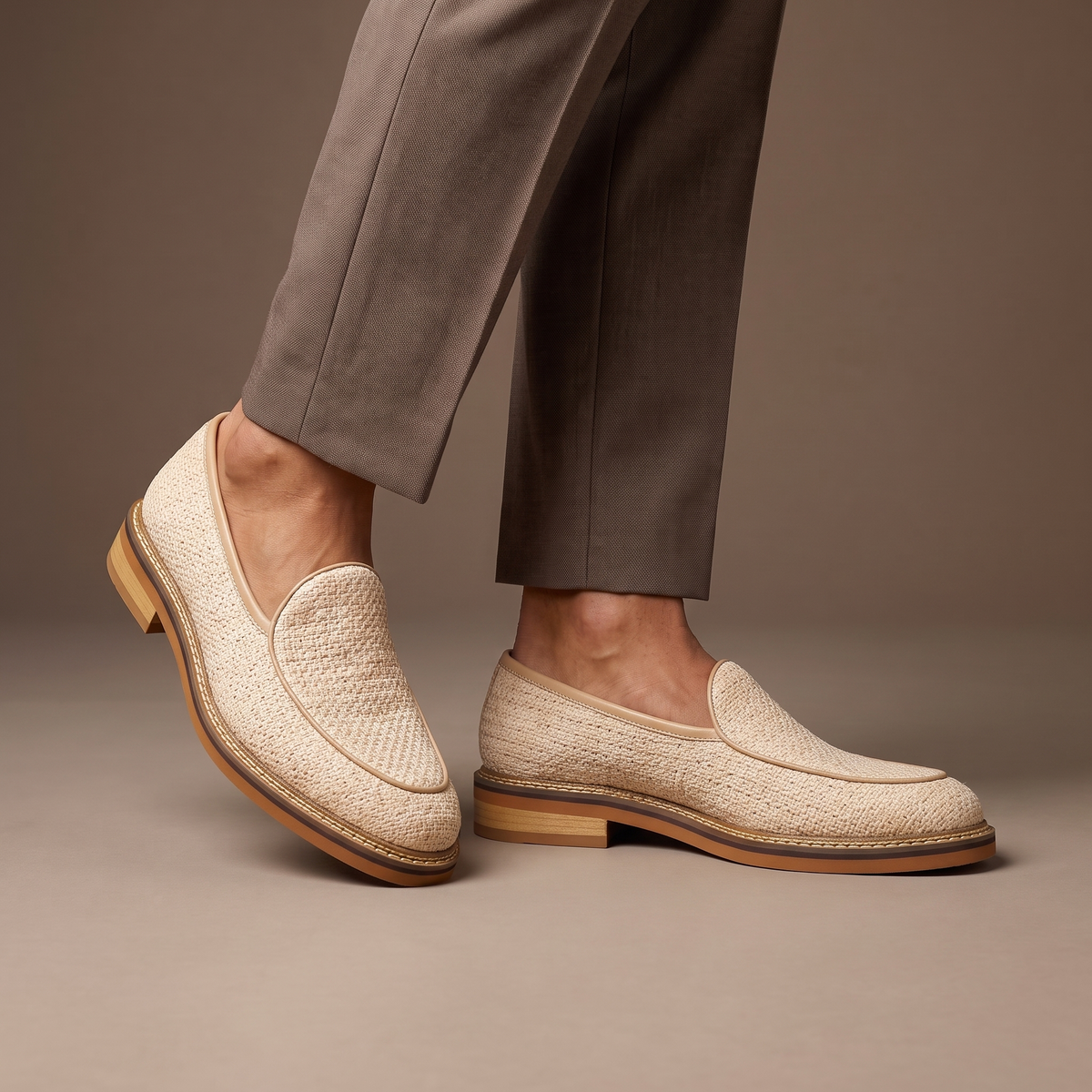 Grayson Welt-Stitched Loafers