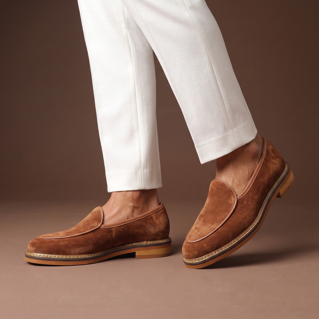 Grayson Welt-Stitched Loafers