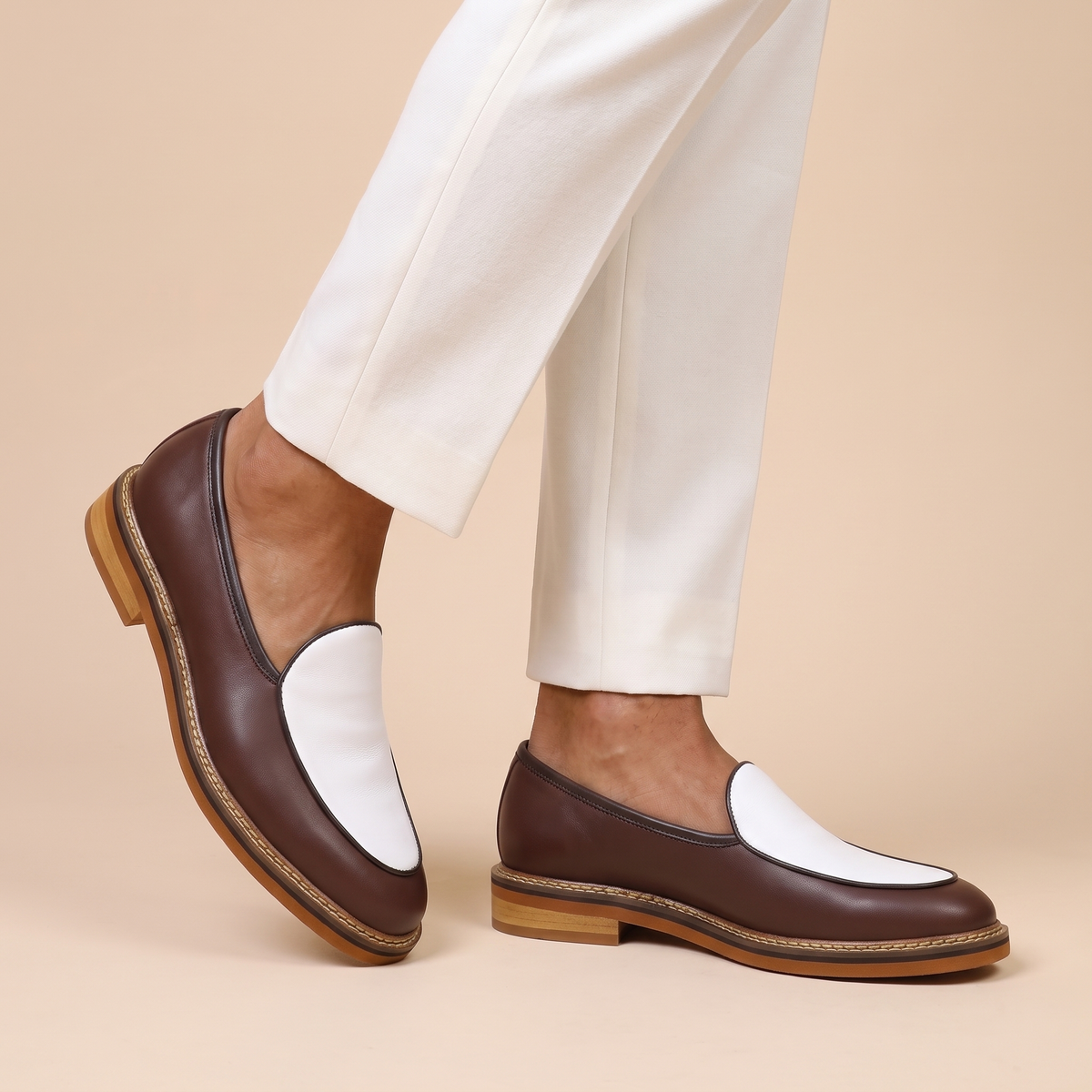 Grayson Welt-Stitched Loafers