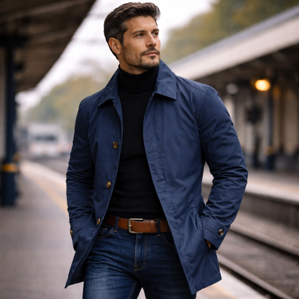 Aldric Refined Men's Overcoat