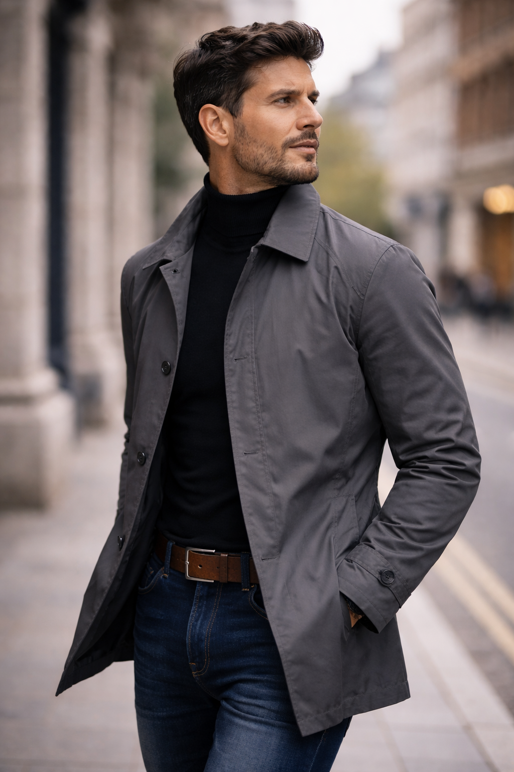 Aldric Refined Men's Overcoat