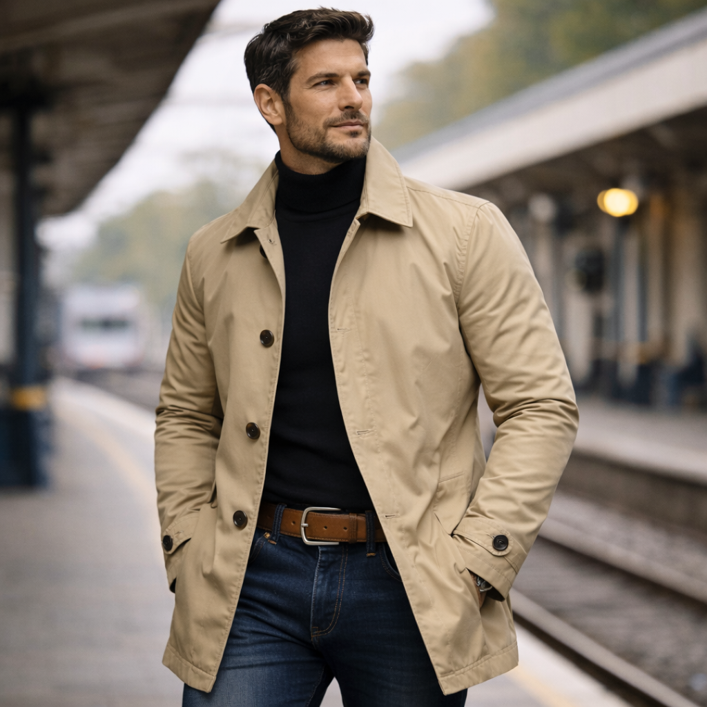 Aldric Refined Men's Overcoat