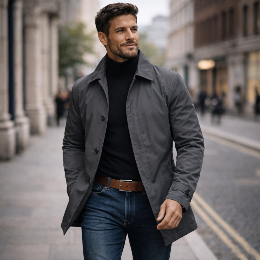 Aldric Refined Men's Overcoat