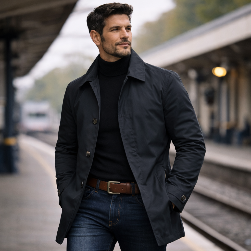 Aldric Refined Men's Overcoat