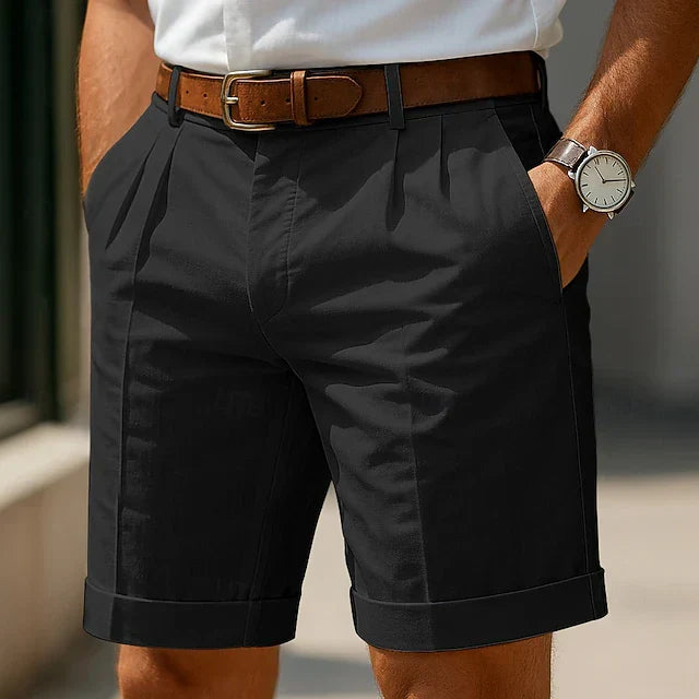 Rafael Pleated Tailored Shorts