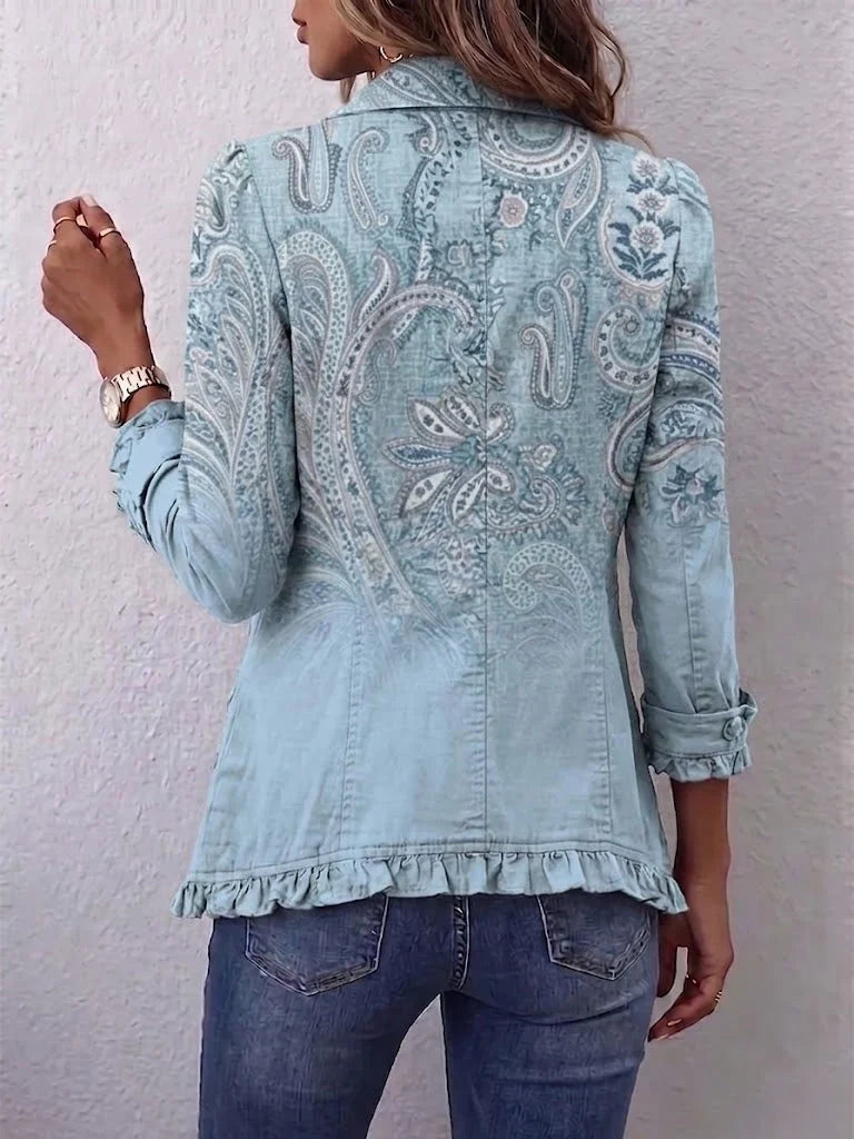Lois Boho Ruffle-Trim Jacket