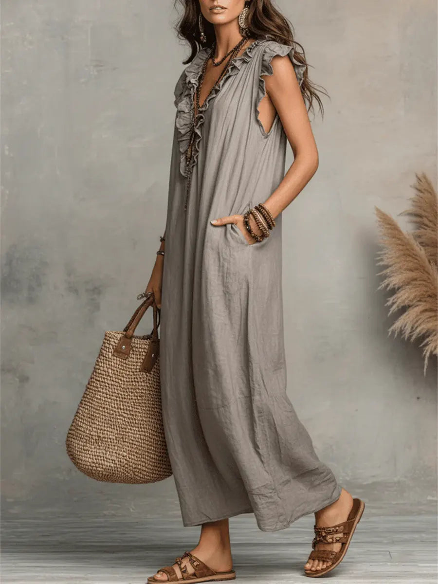 Camélia Boho Maxi Dress