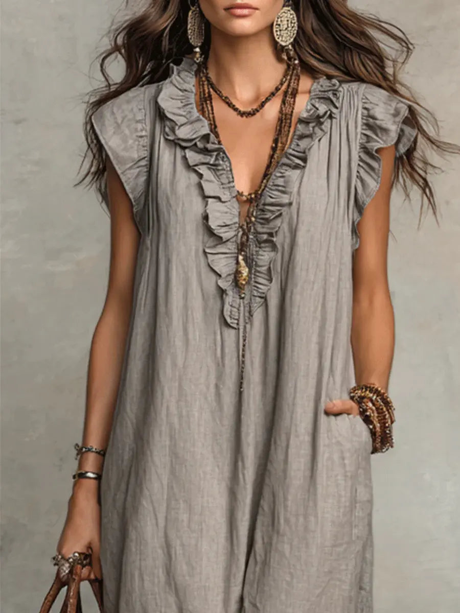 Camélia Boho Maxi Dress