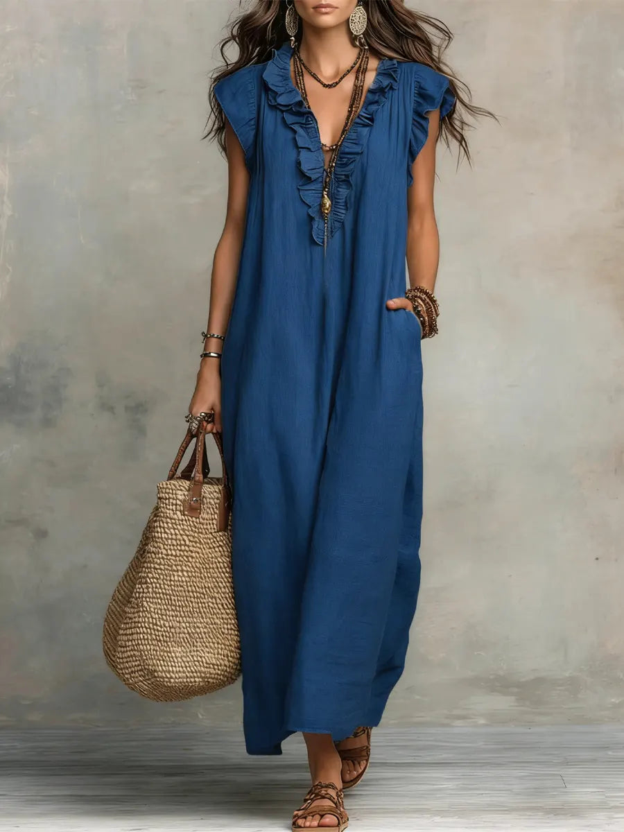 Camélia Boho Maxi Dress