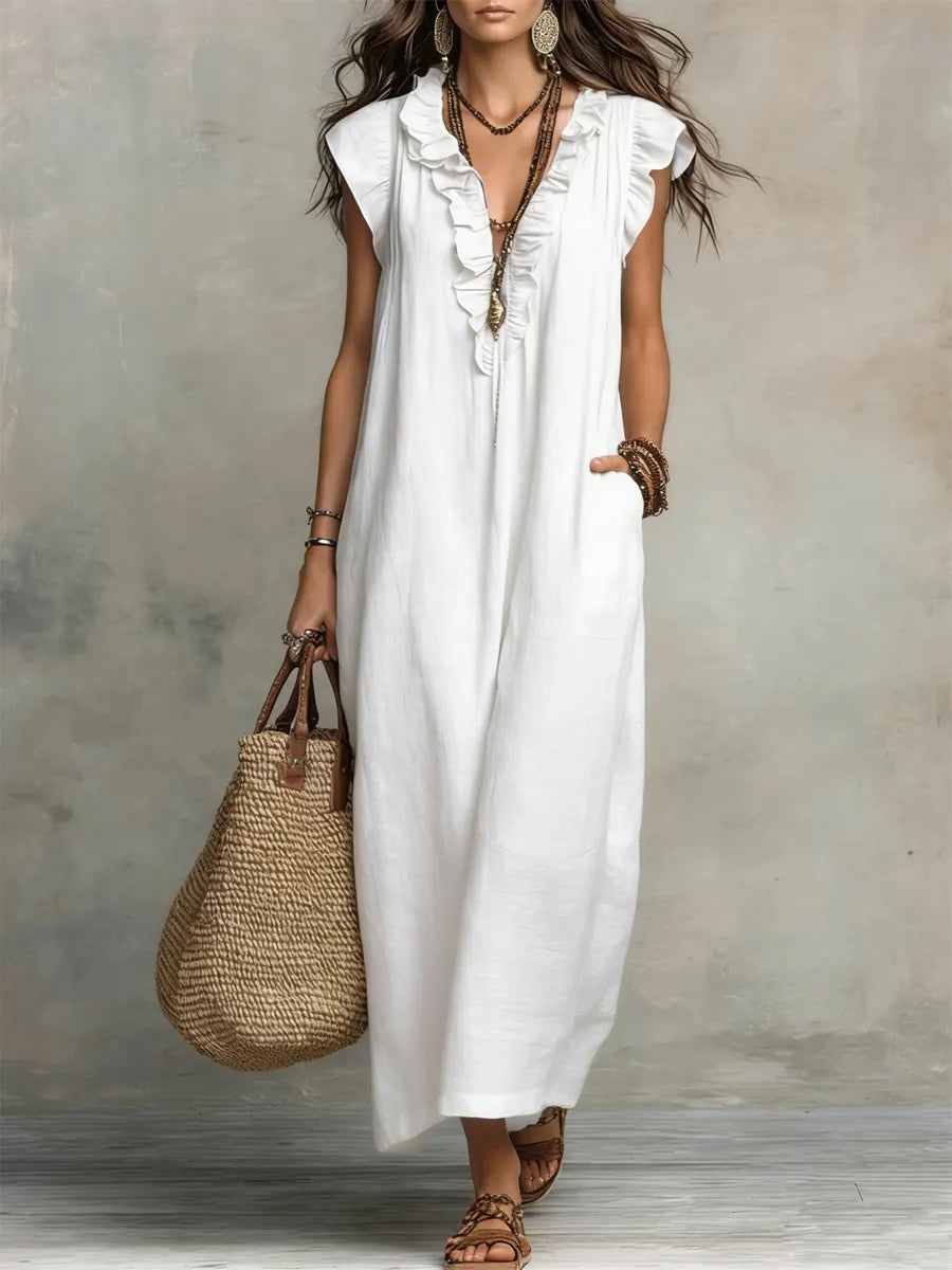 Camélia Boho Maxi Dress