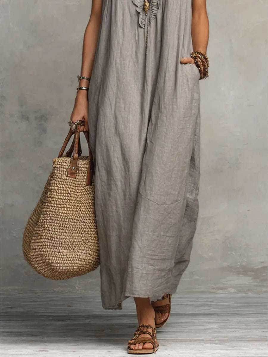 Camélia Boho Maxi Dress