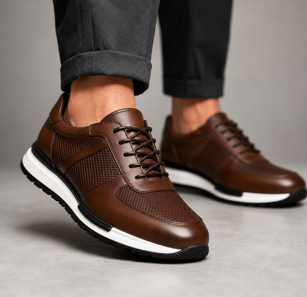 Daniel Refined Leather Sneakers